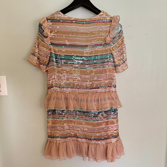 Pastel Sequin Mason Dress by Tularosa - Picture 3 of 9